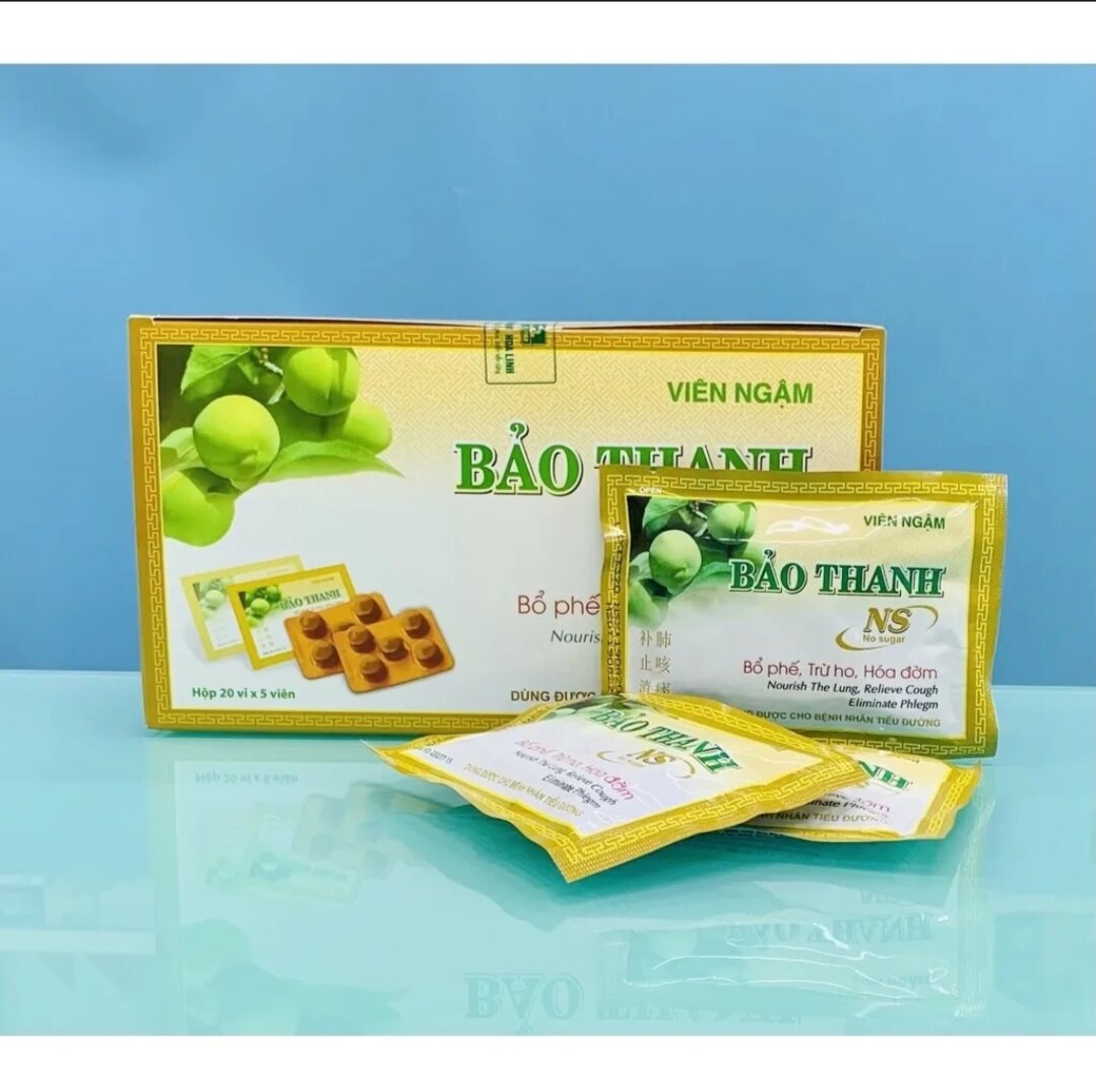 Viên ngậm  Bảo Thanh (vỉ 5 viên)