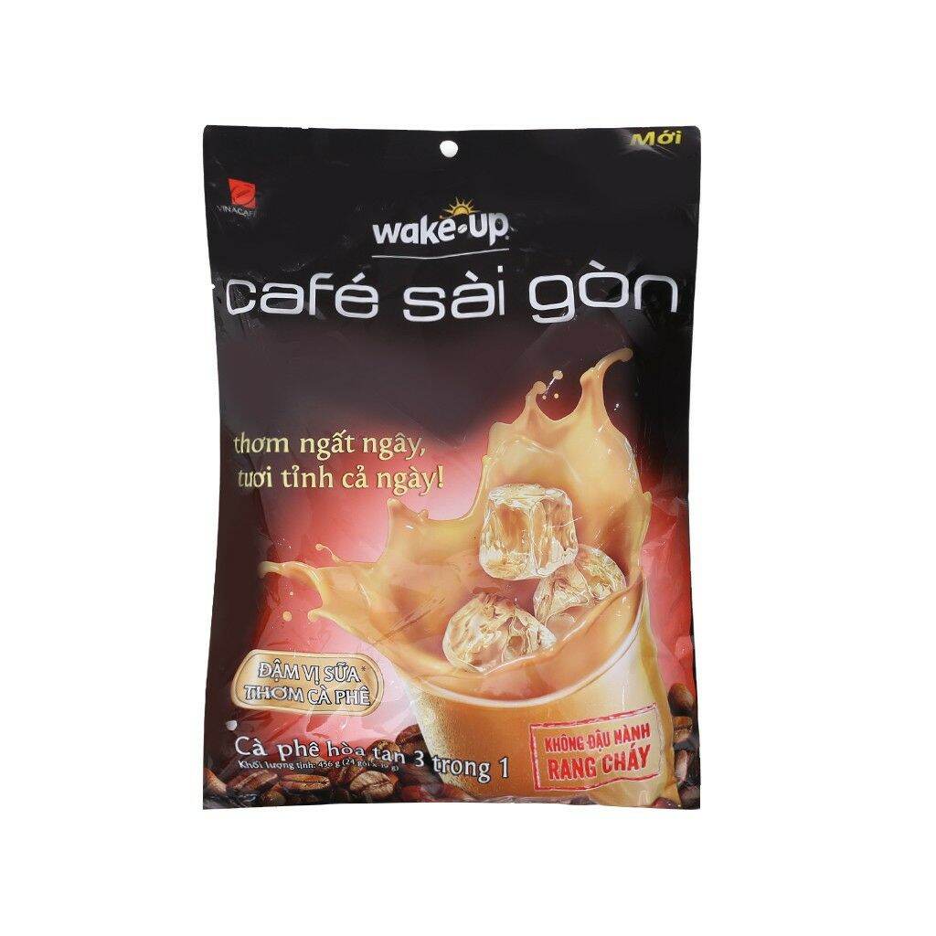 Cà phê sữa Wake up bịch 24 gói × 19g