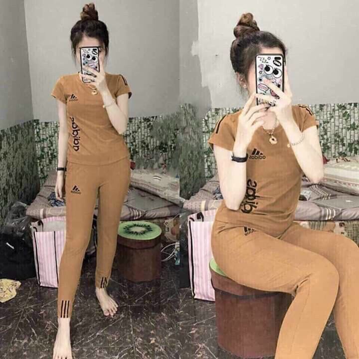 [HCM]BỘ ĐỒ COTTON LOGO THÊU ADS CAO CẤP