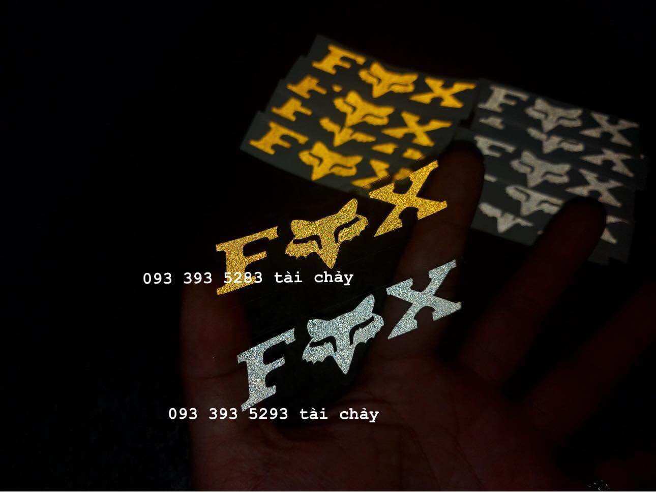 [ 1 MIẾNG ] TEM DECAL FOX DÀI 6 CM DÁN TRANG TRÍ XE VÀ NHIỀU VI TRÍ KHÁC