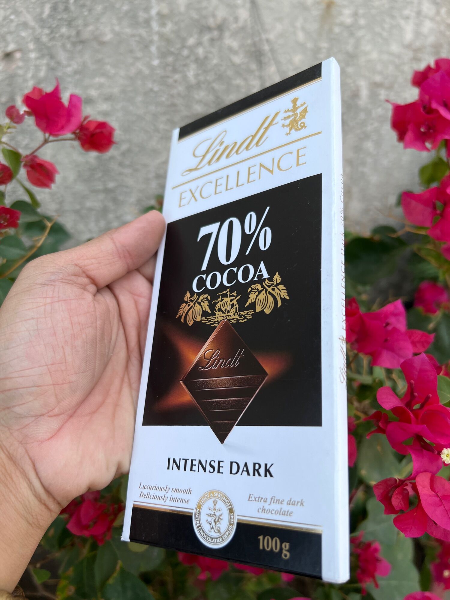 socola Lindt Excellence 70%  thanh 100gr