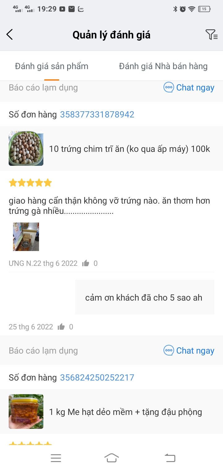 10 trứng chim trĩ ăn (ko qua ấp máy)