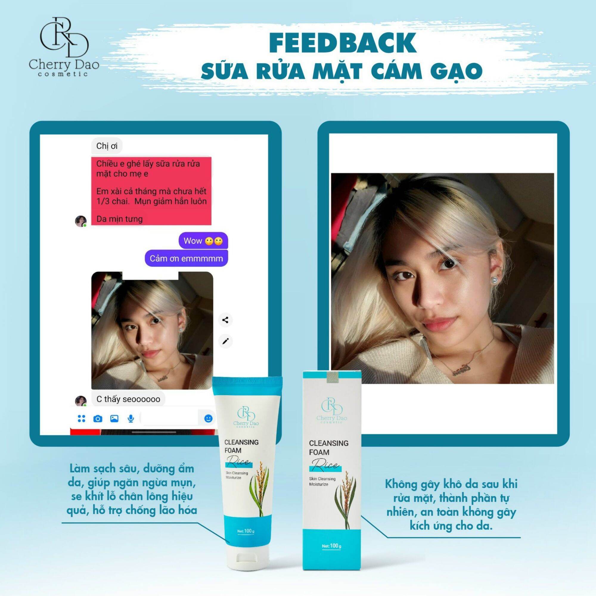 Sửa rửa mặt cám gạo crd