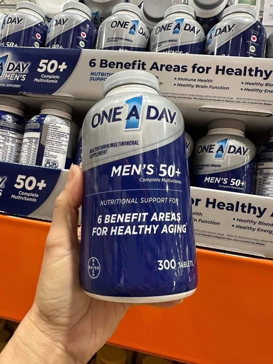 Thực phẩm bổ sung One A Day Men 50+ cho nam trên 50 tuổi