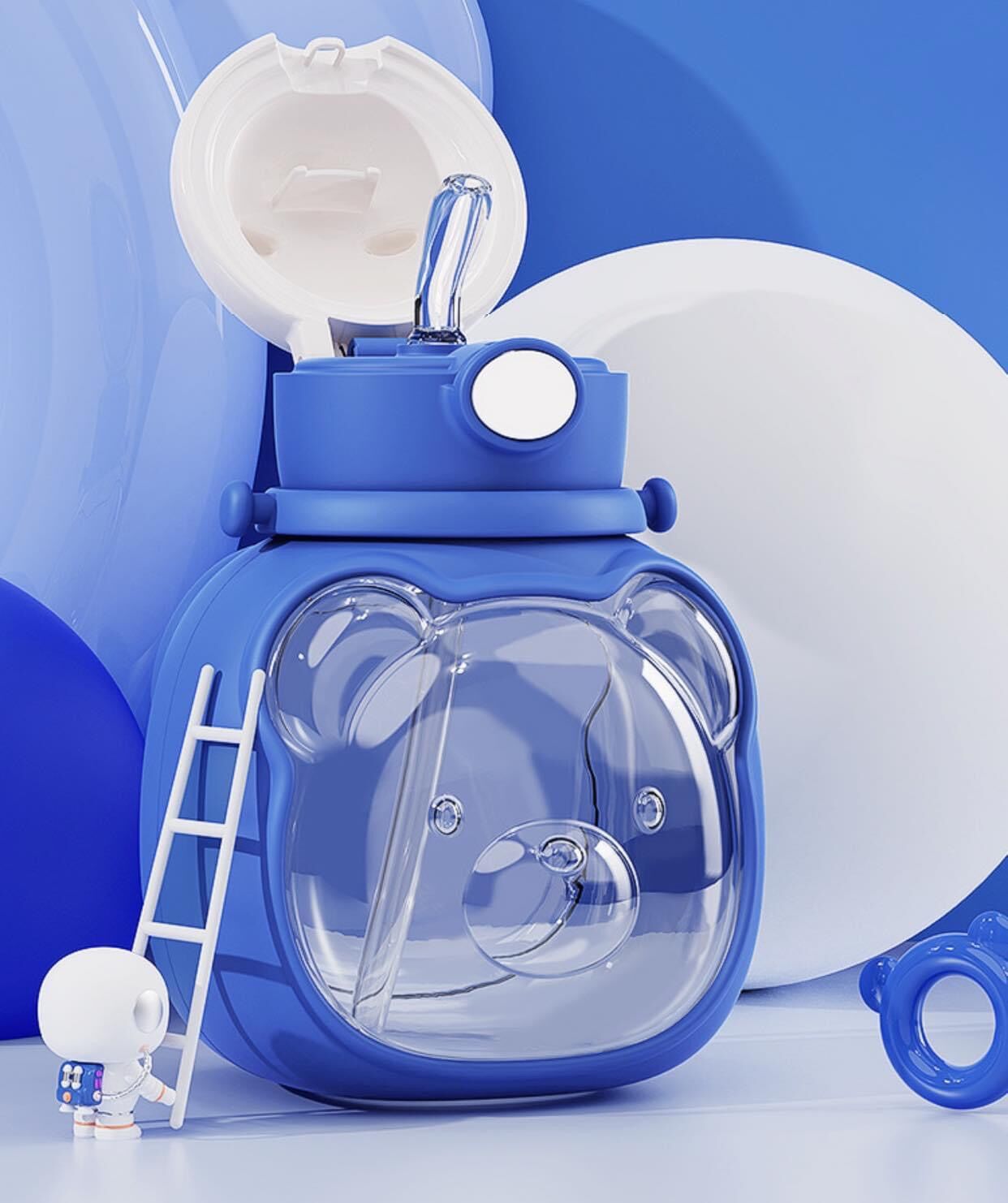 Bình nước hình gấu 860ml