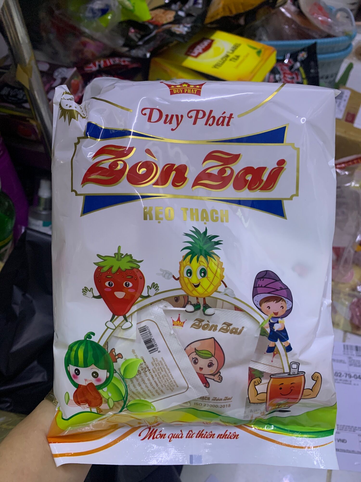 [HCM]Kẹo thạch zòn zai 400gr/gói.