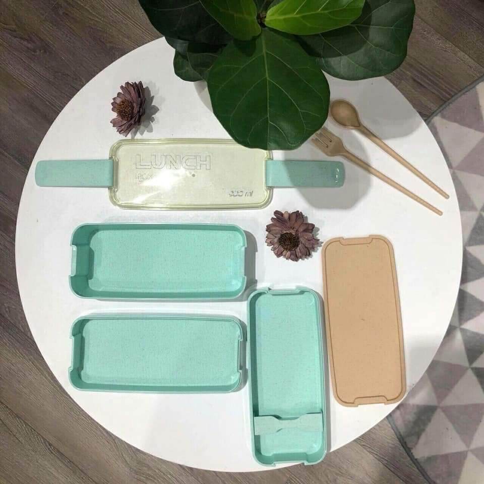 HỘP CƠM 3 TẦNG LÚA MẠCH