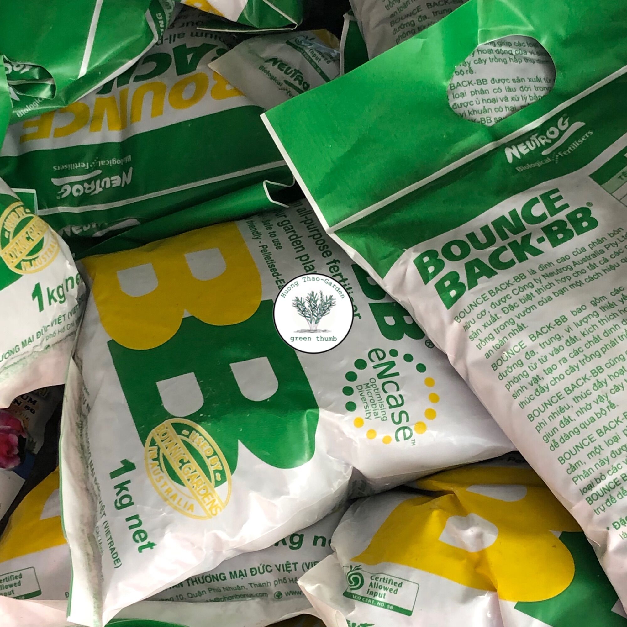Túi 1kg Phân Hữu Cơ Đậm Đặc Úc - Bounce Back