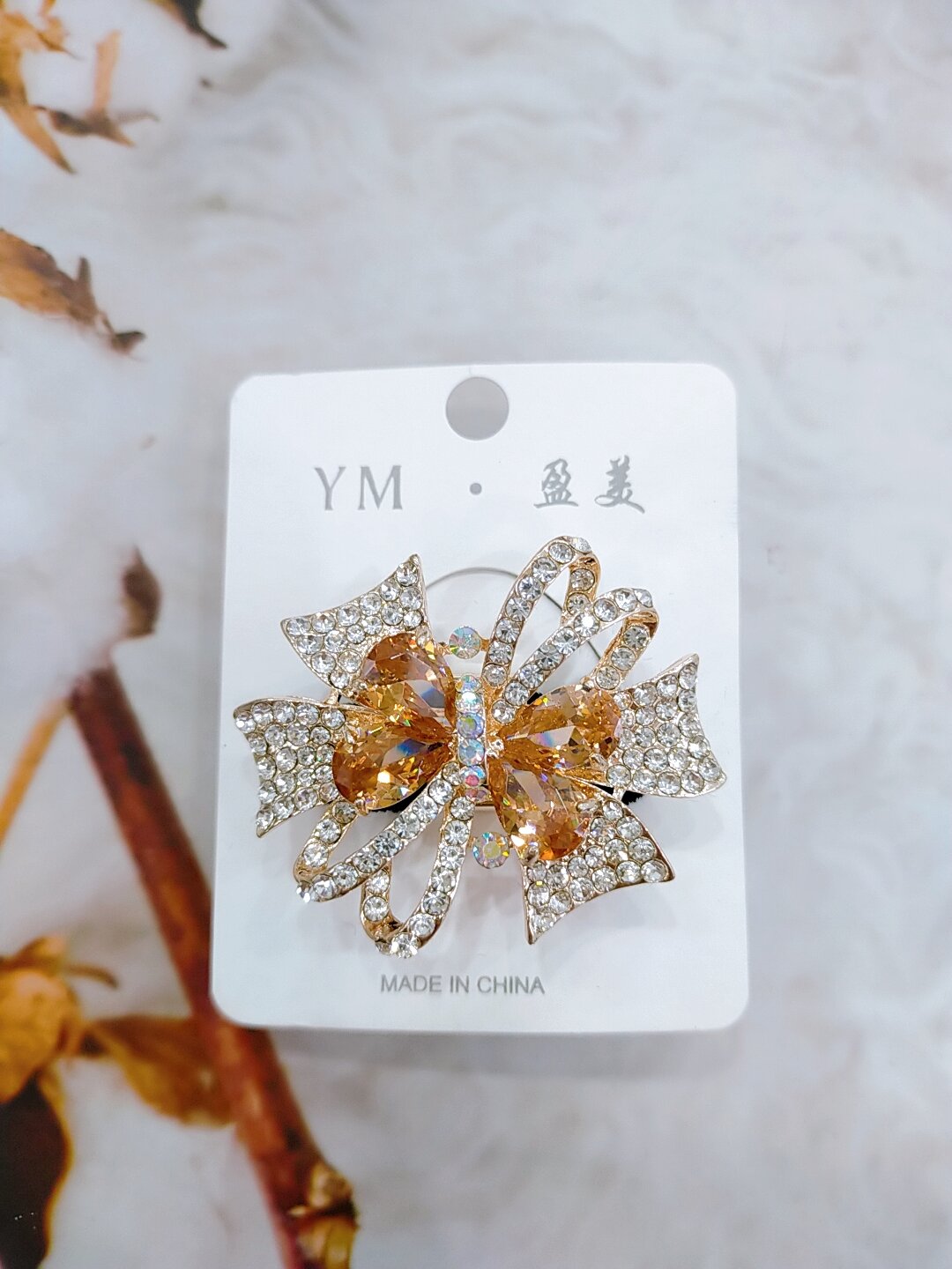 Cột tóc nhung đính đá cao sáng lấp lánh cấp M1