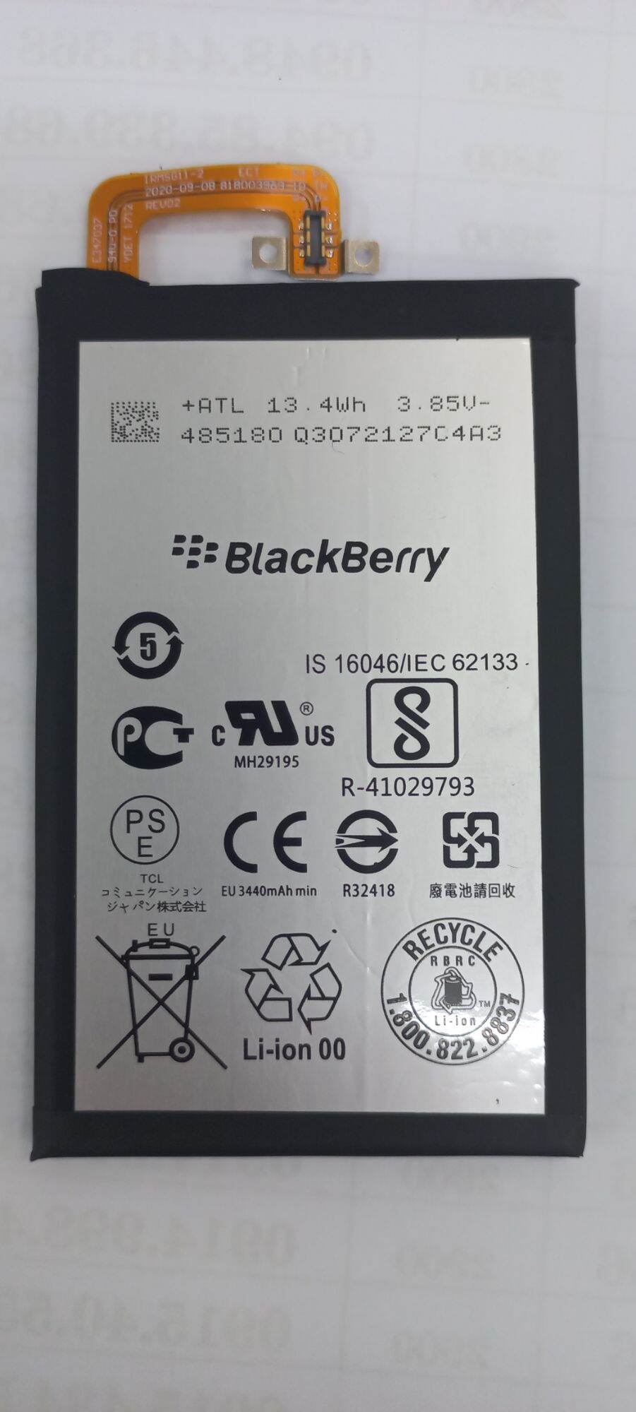 Pin blackberry Keyone, Key1, K1 (zin new)