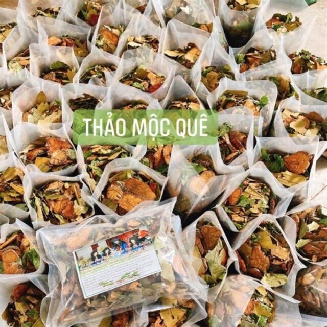 Lá Tắm Người Dao Đỏ Chăm Sóc Cơ Thể Mẹ Chống Sản Hậu Sau Sinh 1Kg - 3 Lần Xông Tắm