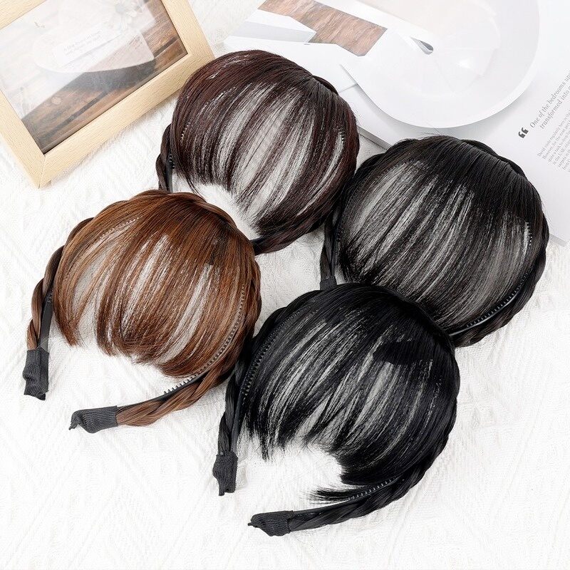 Mái thưa kết hợp cài tóc Hàn Quốc M008