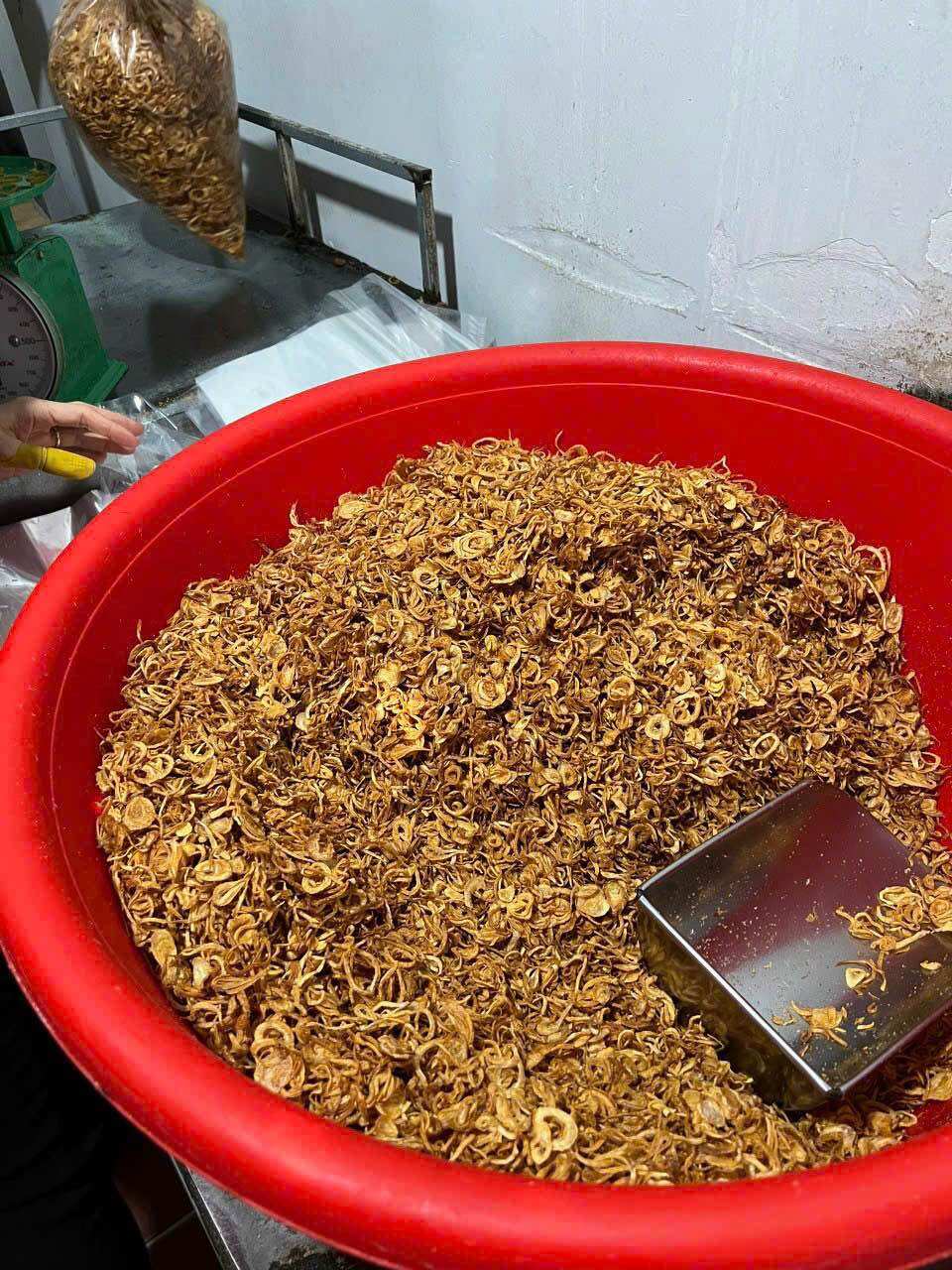 Hành Phi Nguyên Chất Loại Ngon, Giòn, Mới 500Gram