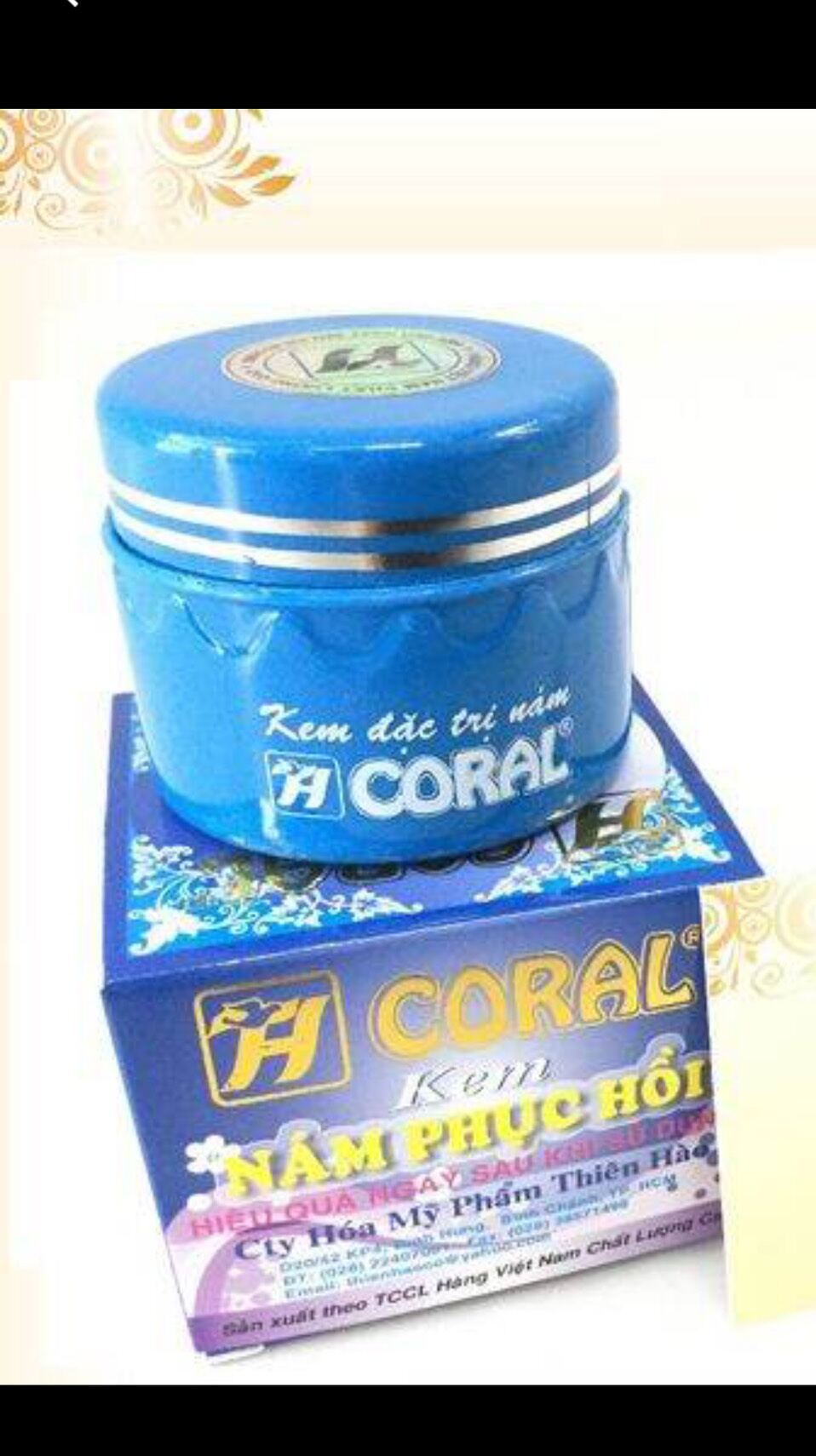 Kem dưỡng da Coral phục hồi 15g