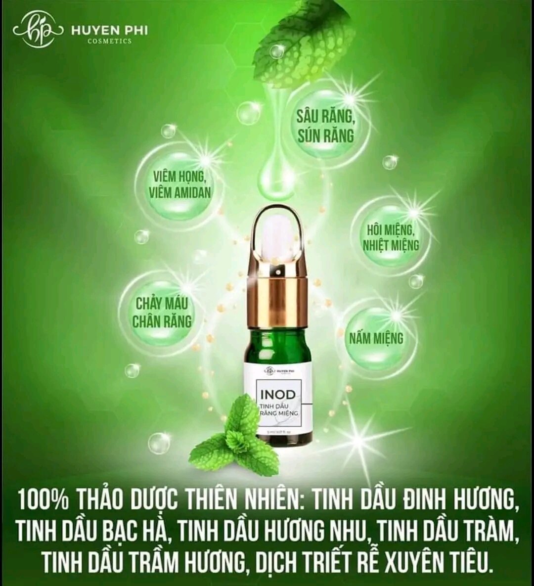 Tinh dầu răng miệng Huyền Phi dung tích 10ml, sạch răng, thơm miệng