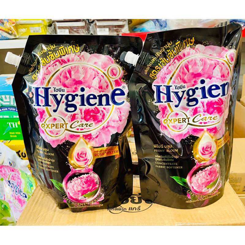Combo 2 Bịch Xả Vải Thái Lan Hygiene Màu Đen 1150ml ( Cam Kết Hàng Chính Hãng - Hàng Thái )
