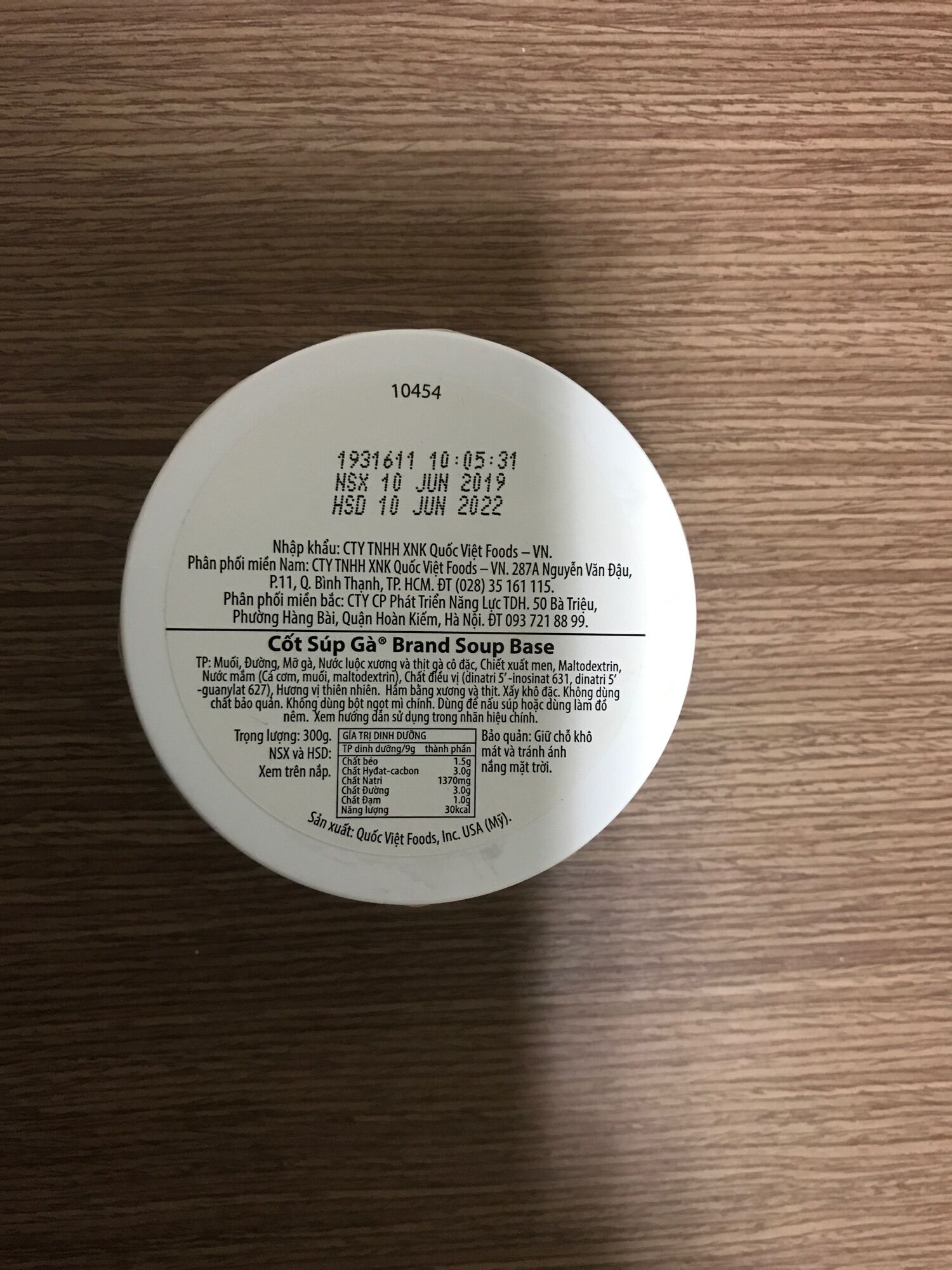 Nước dùng cô đặc Súp gà