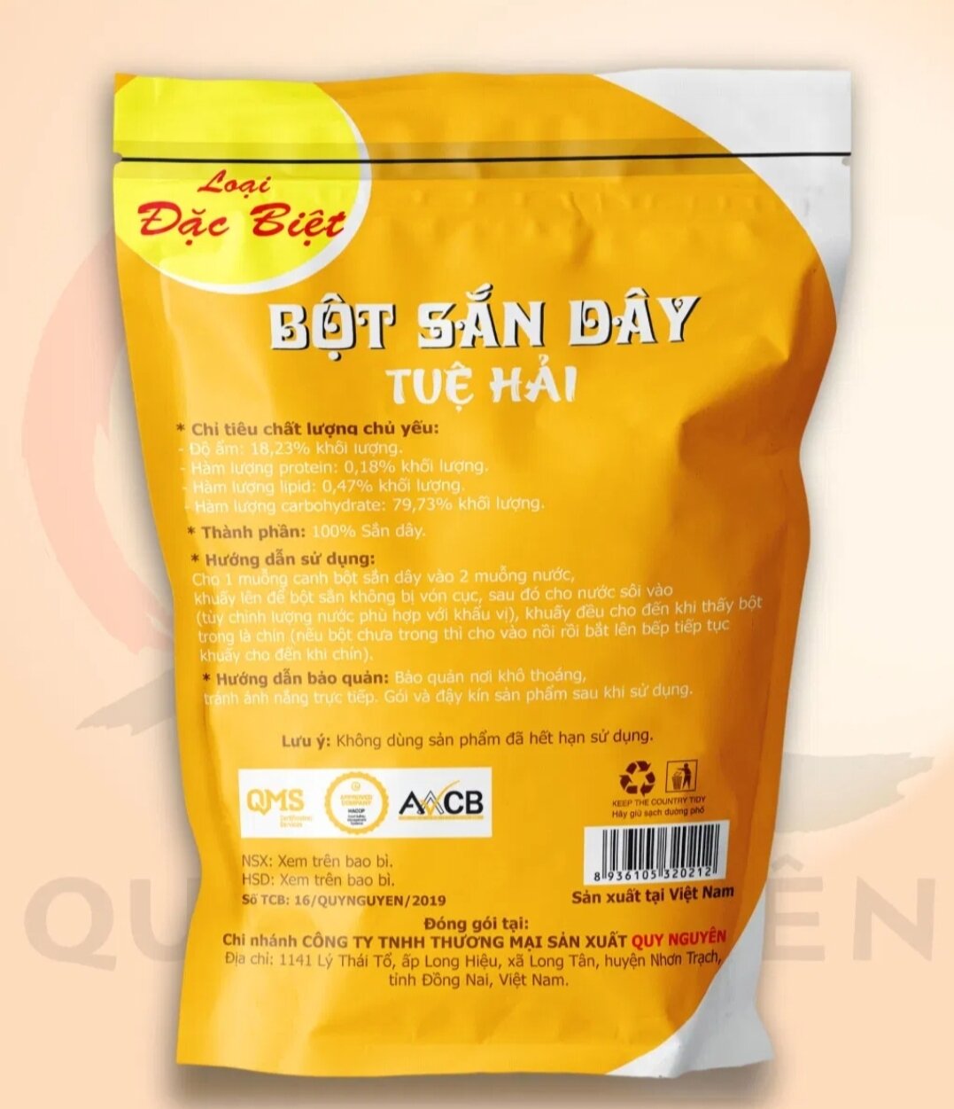 BỘT SẮN DÂY QUY NGUYÊN (Loại Đặc Biệt ) 500G