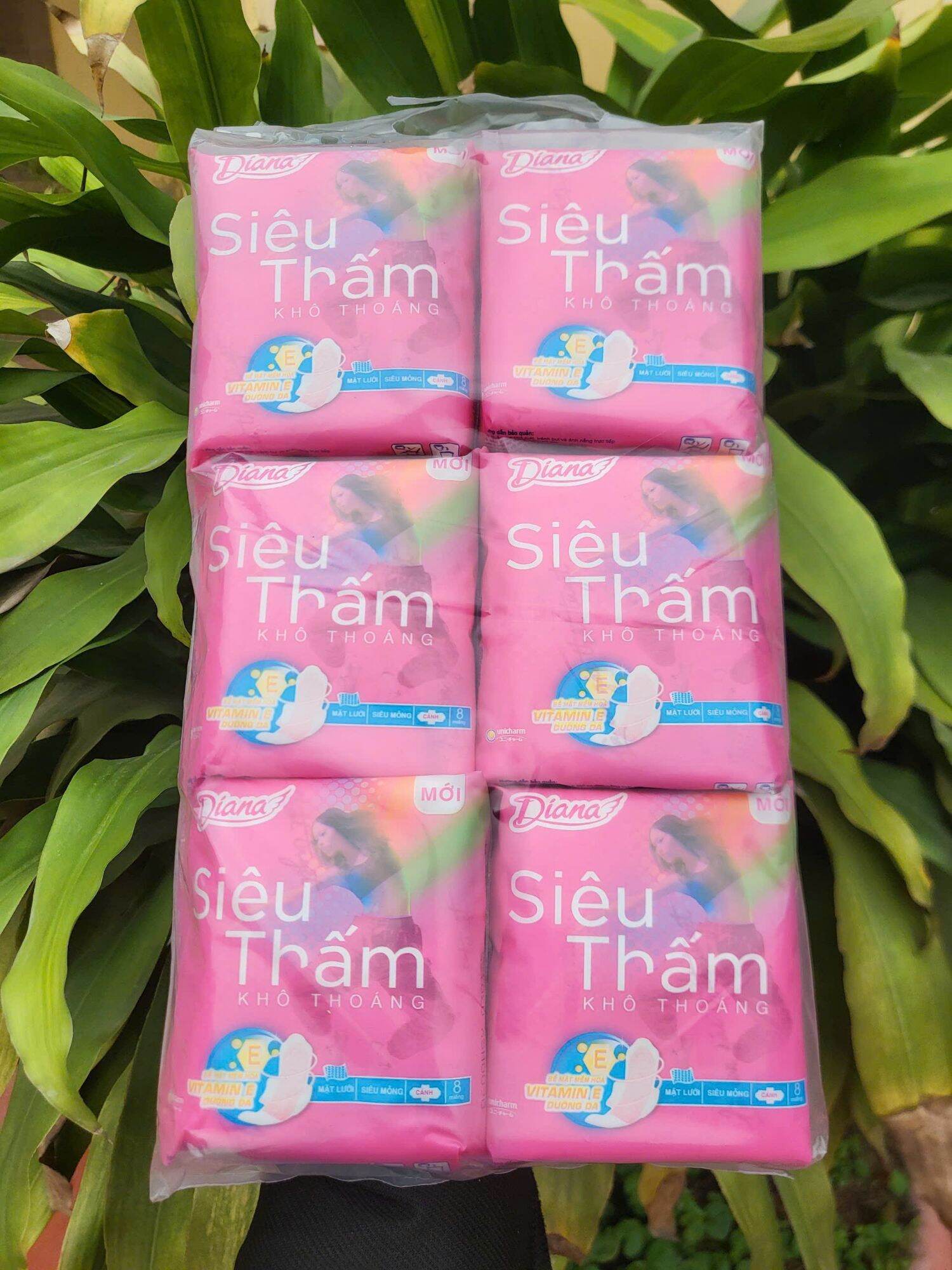BVS diana Siêu Thấm gói 8M (Lốc 6 gói siêu tiết kiệm)