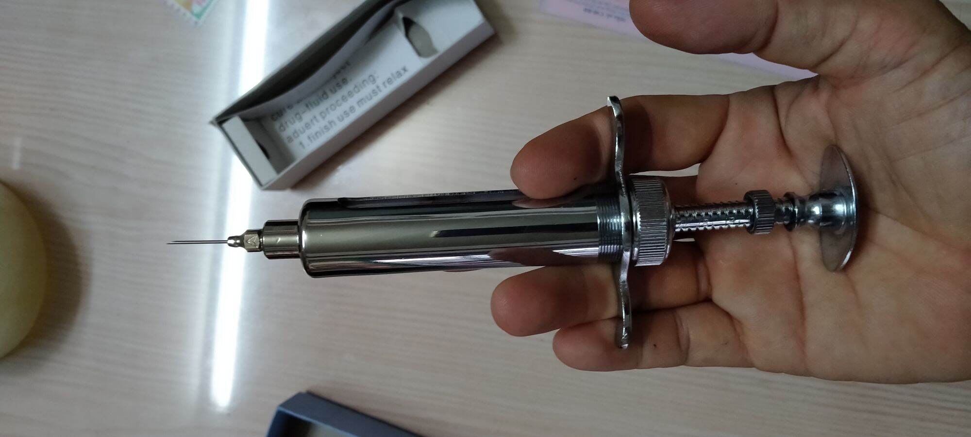 ống tiêm thú cưng 10ml inox
