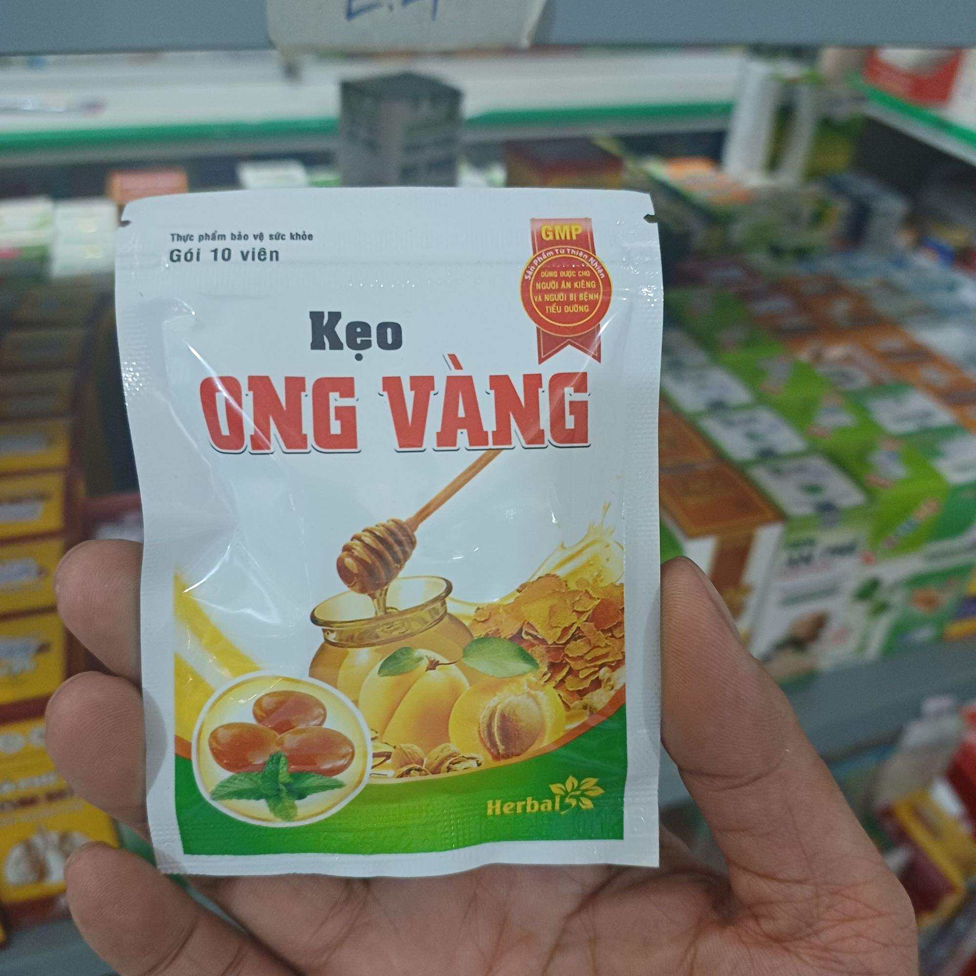 Kẹo ong vàng gói 10 viên