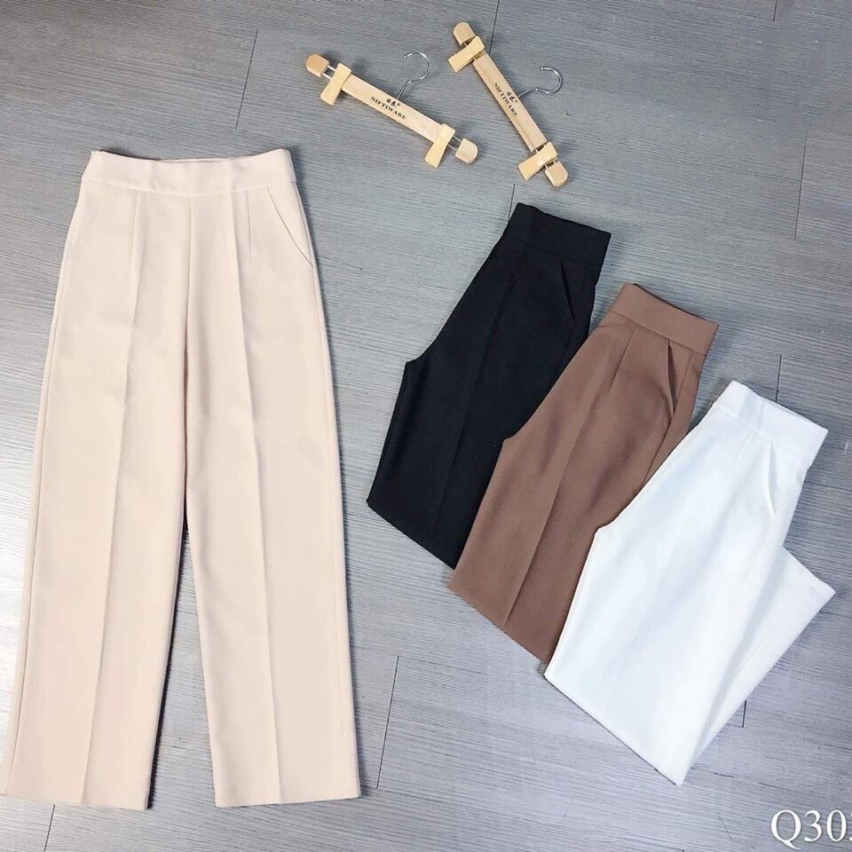 Quần Sớ Công Sở Ống Rộng