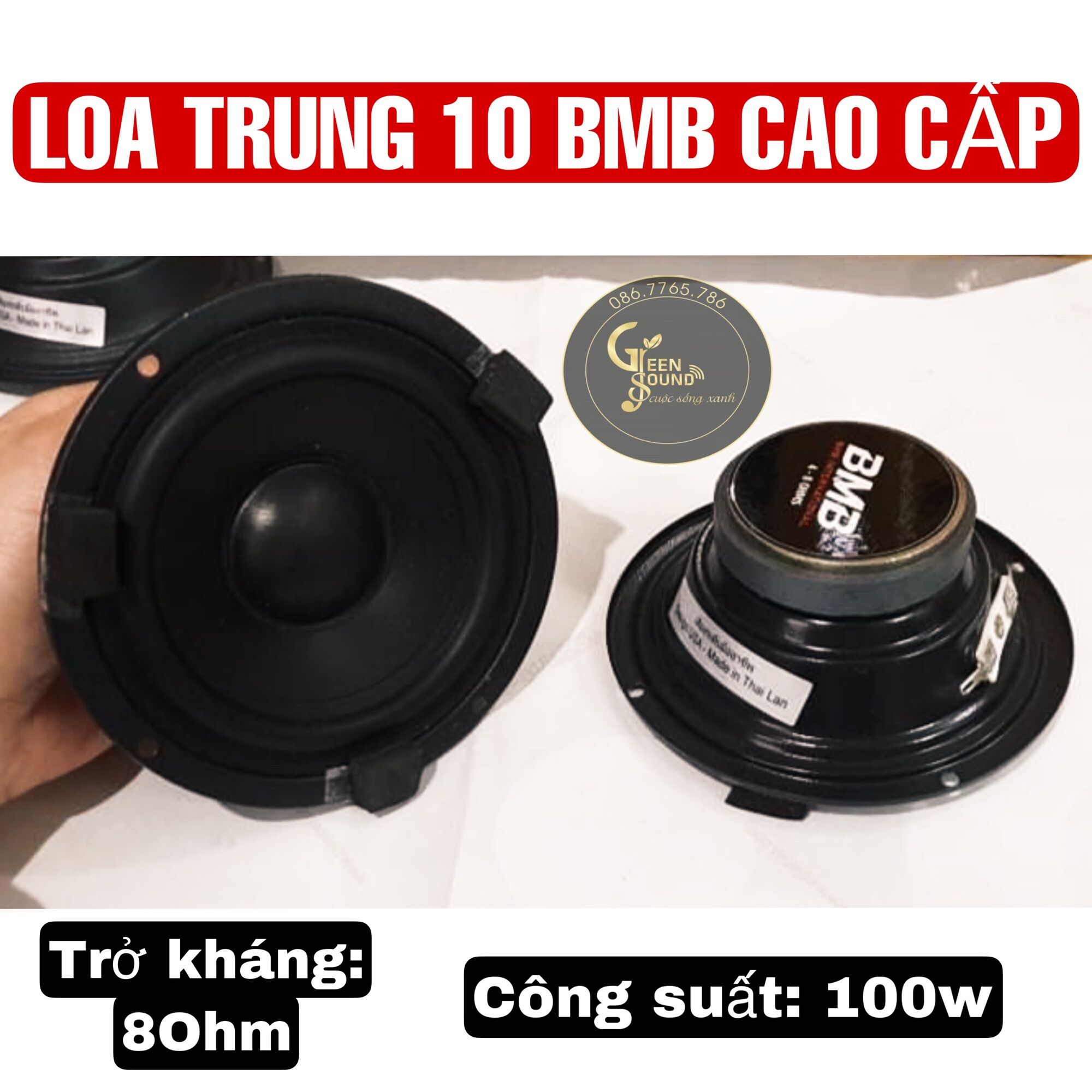 CỦ LOA TRUNG 10 BMB CAO CẤP- LOA MID 10