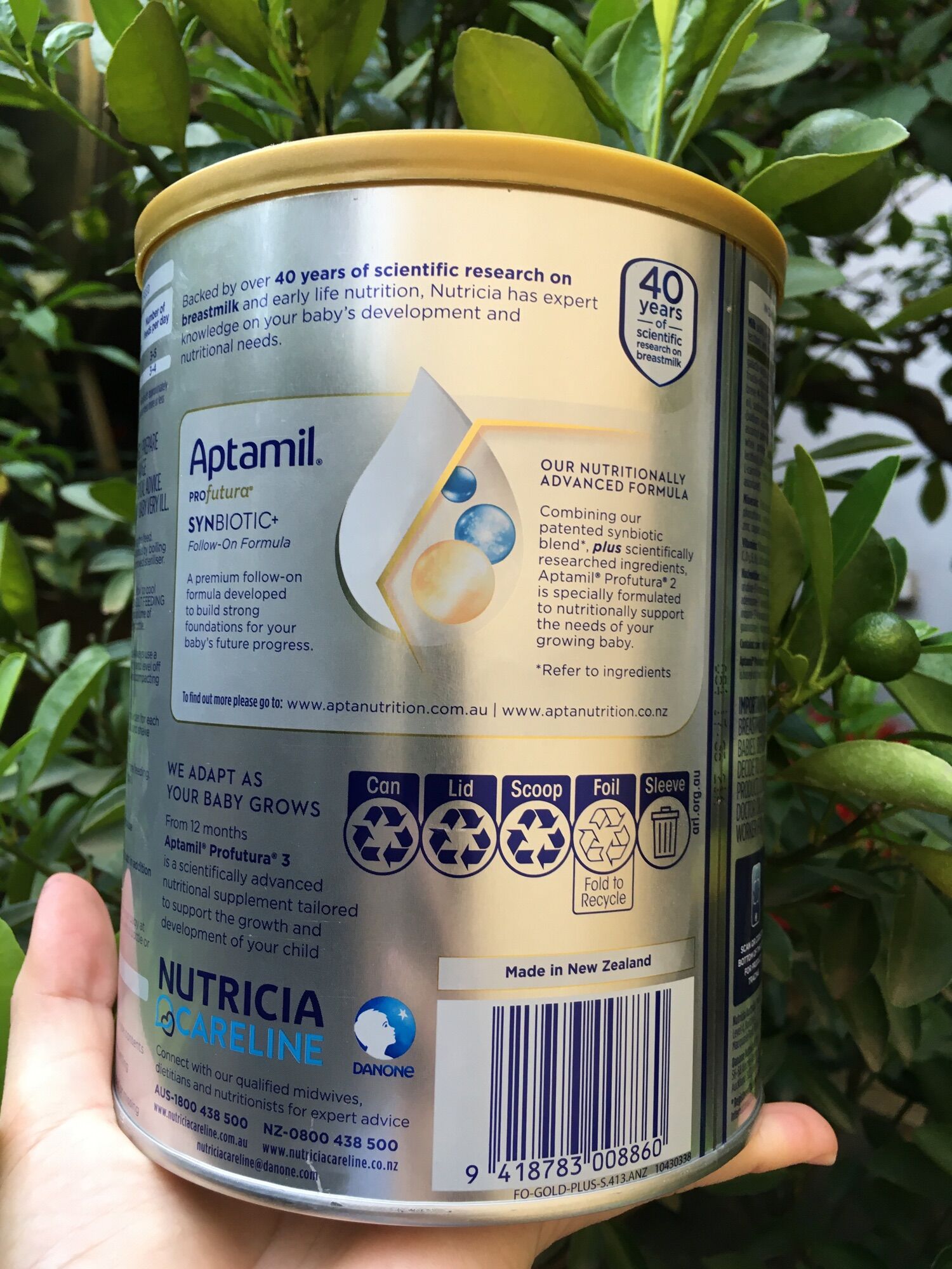 SỮA APTAMIL ÚC MẪU MỚI 900g Số 1,2,3,4 ( date 2023)