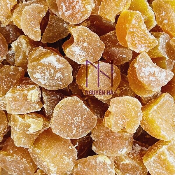 Mứt gừng sấy đường phèn