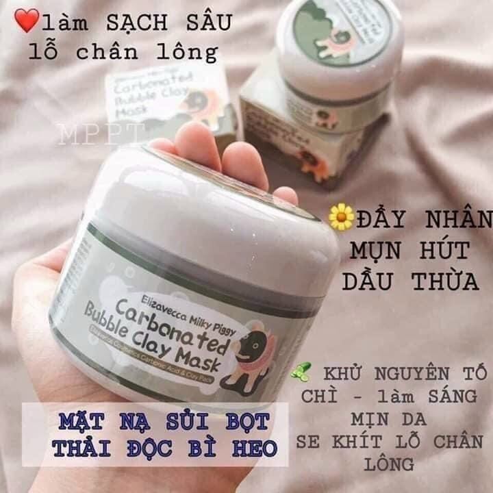 🐷 Mặt nạ bì heo sủi bọt thải độc tố 🐷