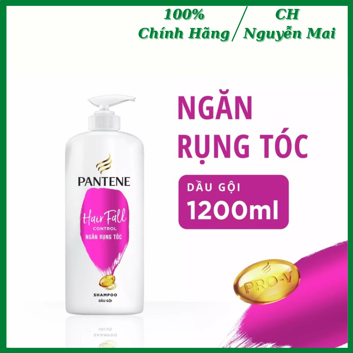 Dầu gội pantene ngăn rụng tóc 1200ml