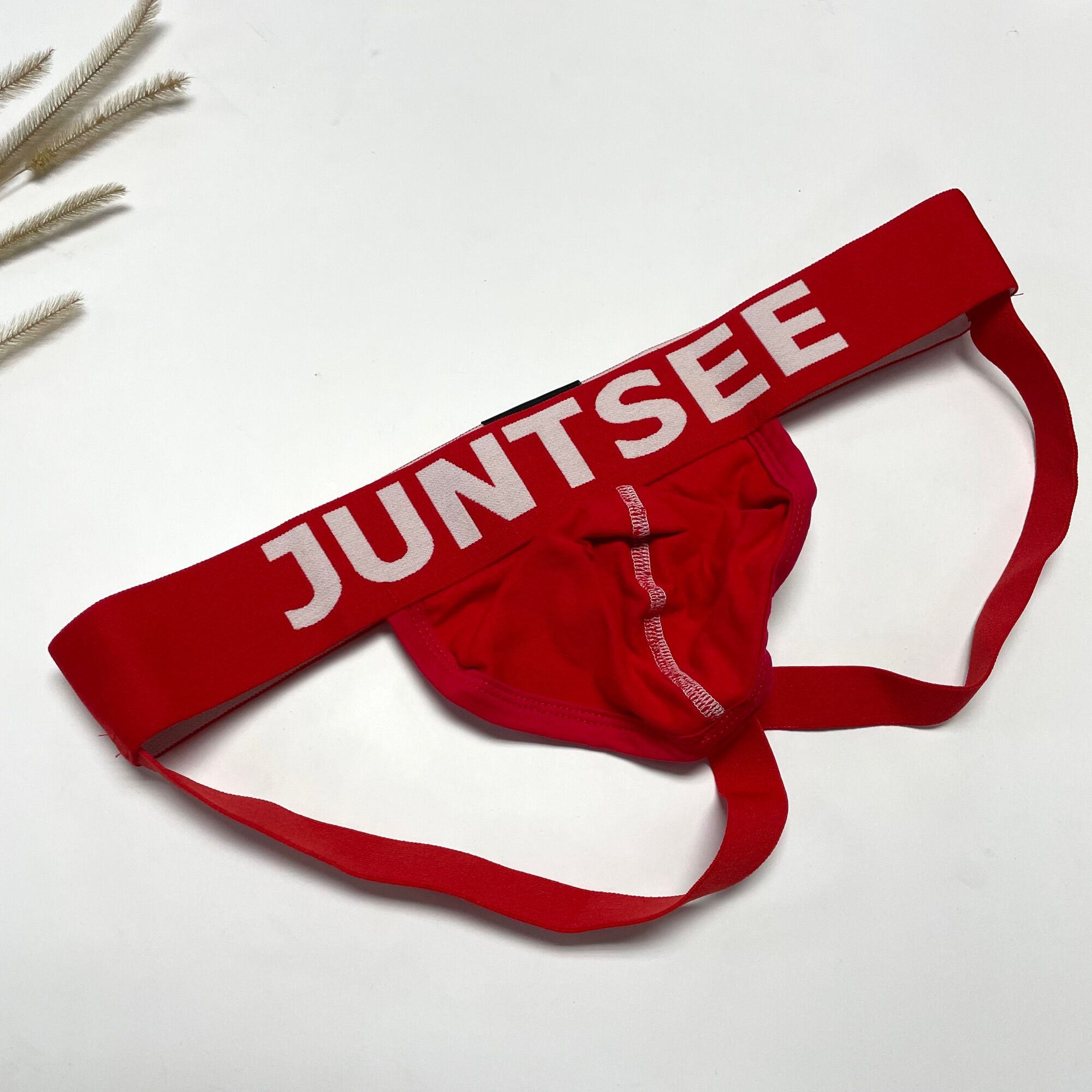 Quần lót nam Jockstrap màu đỏ size M-XL