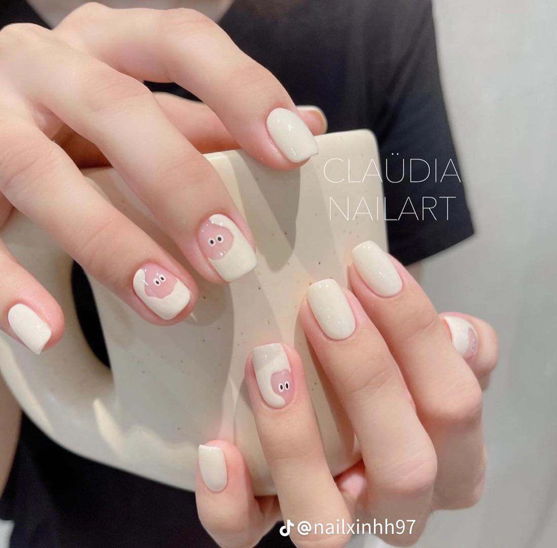 Nail ngắn dễ thương