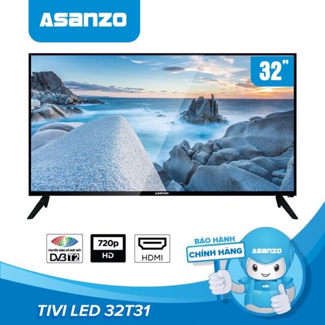 Tivi led Asanzo 32 inch có đầu thu KTS DVB