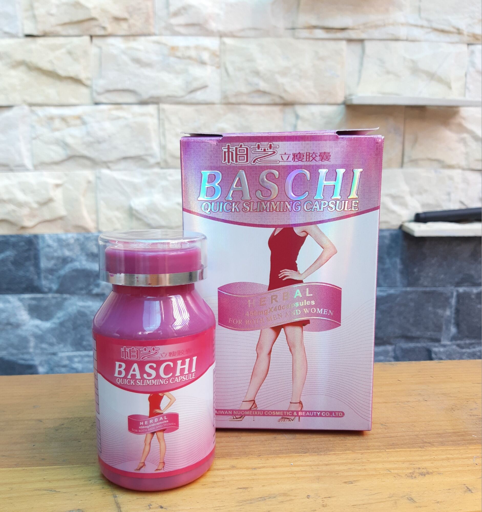 Viên uống giảm cân thảo dược Baschi Quick Slimming Capsule