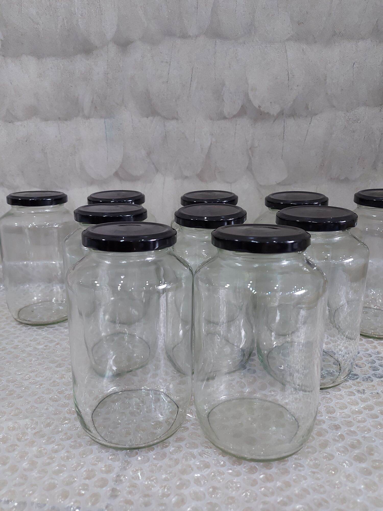 COMBO 06 HỦ THỦY TINH CAO CẤP 700ML ( NẮP NHIỀU MÀU )