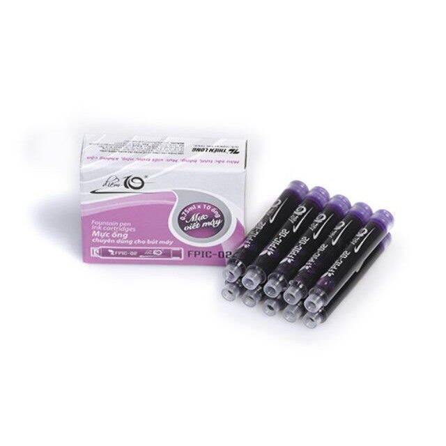 Ống mực viết máy Thiên Long Fpic 01/Fpic 02 (10 ống)
