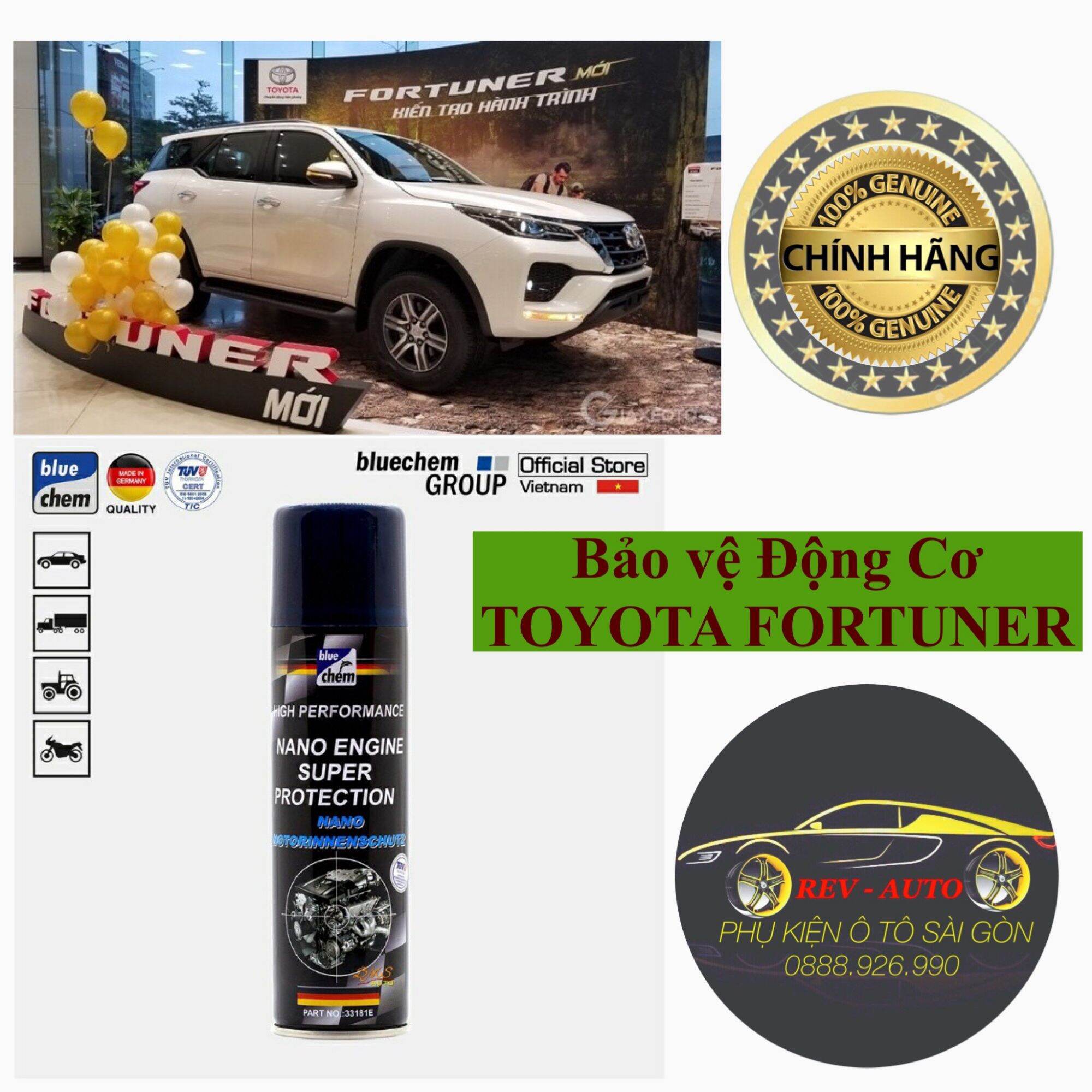 Bảo dưỡng vệ sinh động cơ- hệ thống nhiên liệu Toyota Fortuner