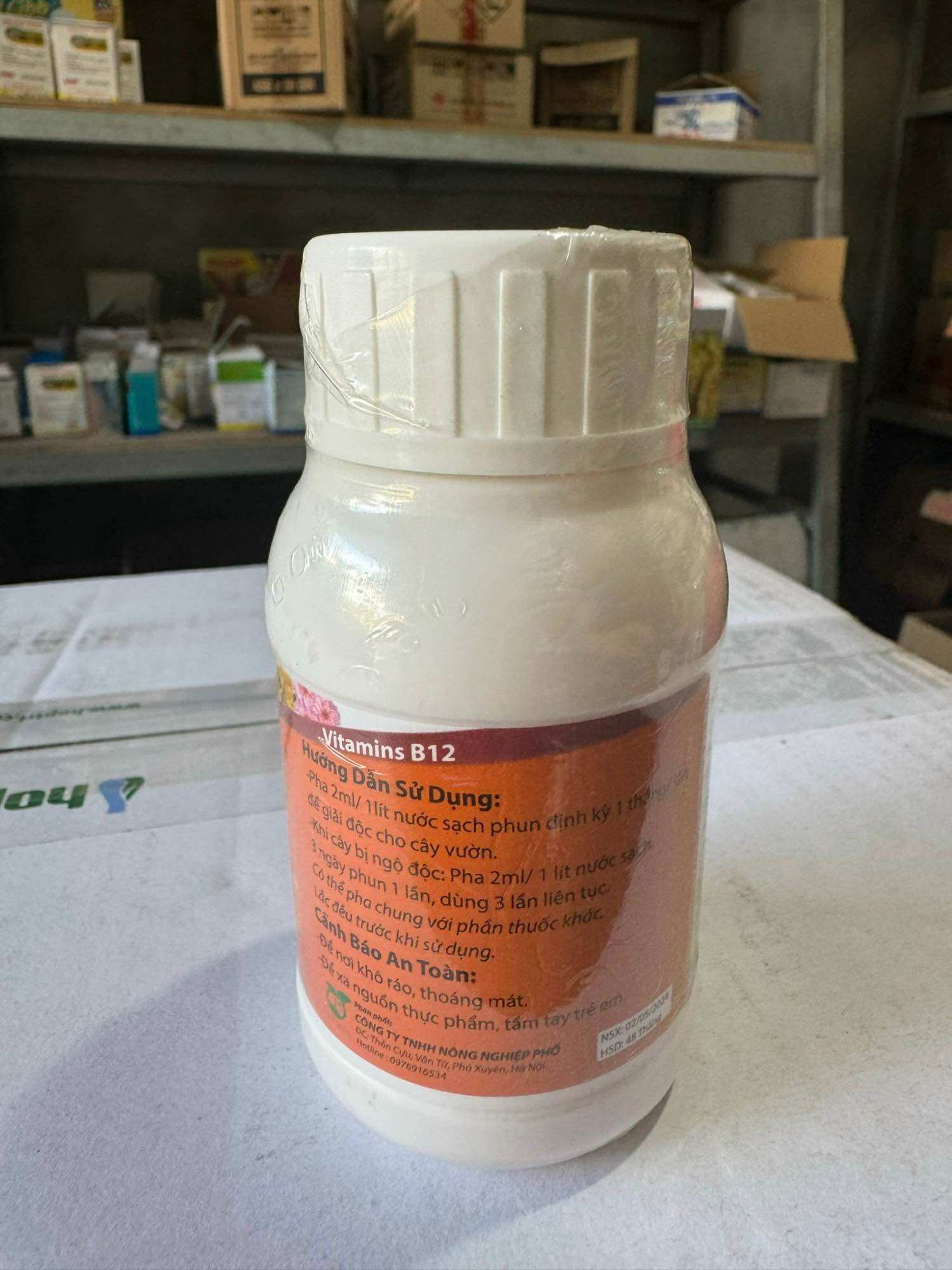 Vitamin B12 Preparation - Detoxifies Plants (100ml)