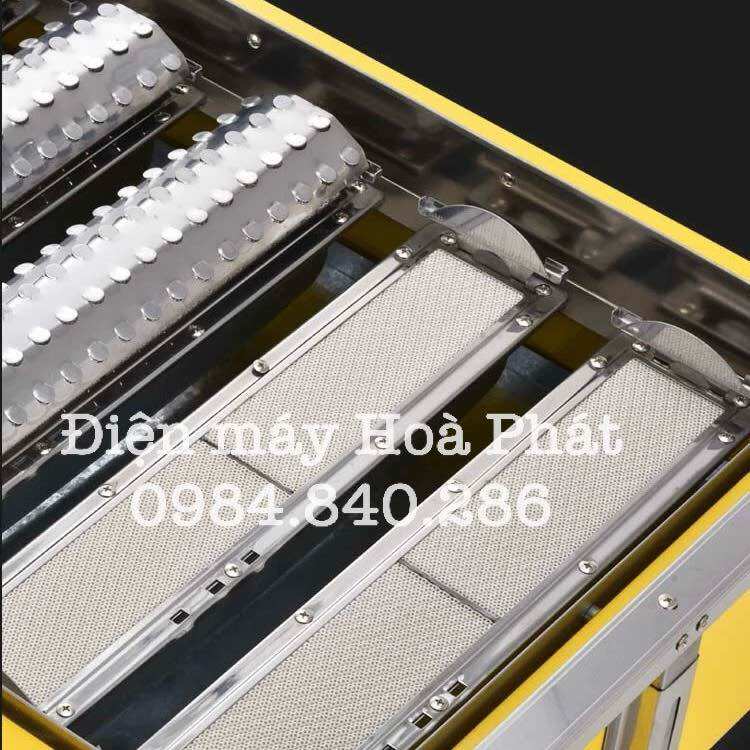 Bếp nướng gas 8 họng đốt dài