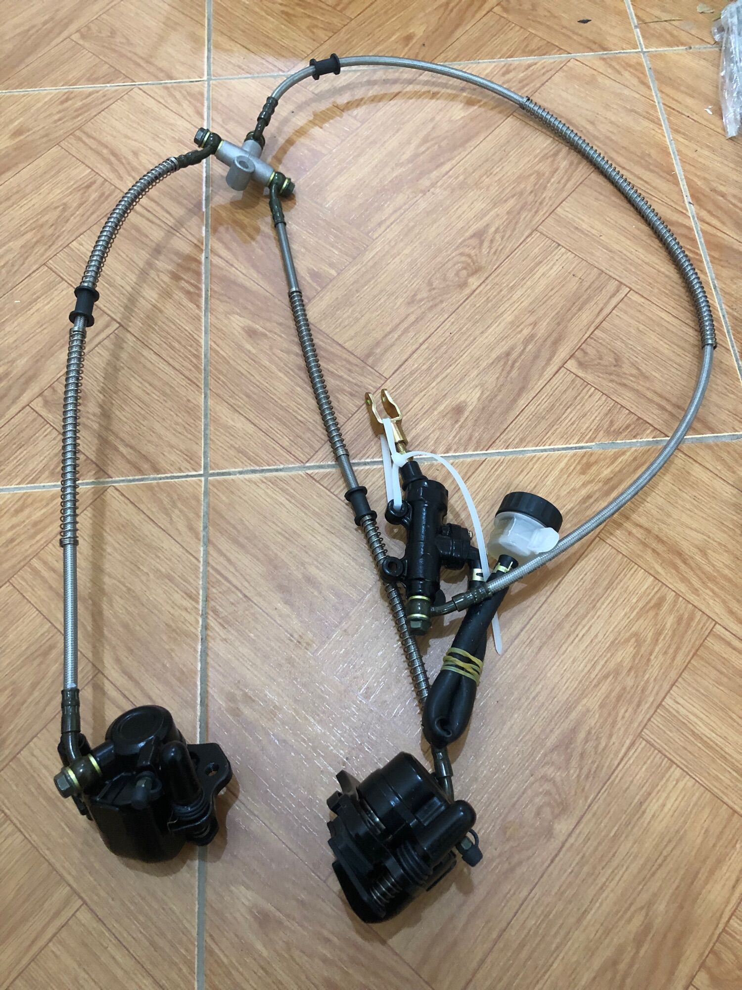 Phanh kép atv utv xe chế 3-4 bánh
