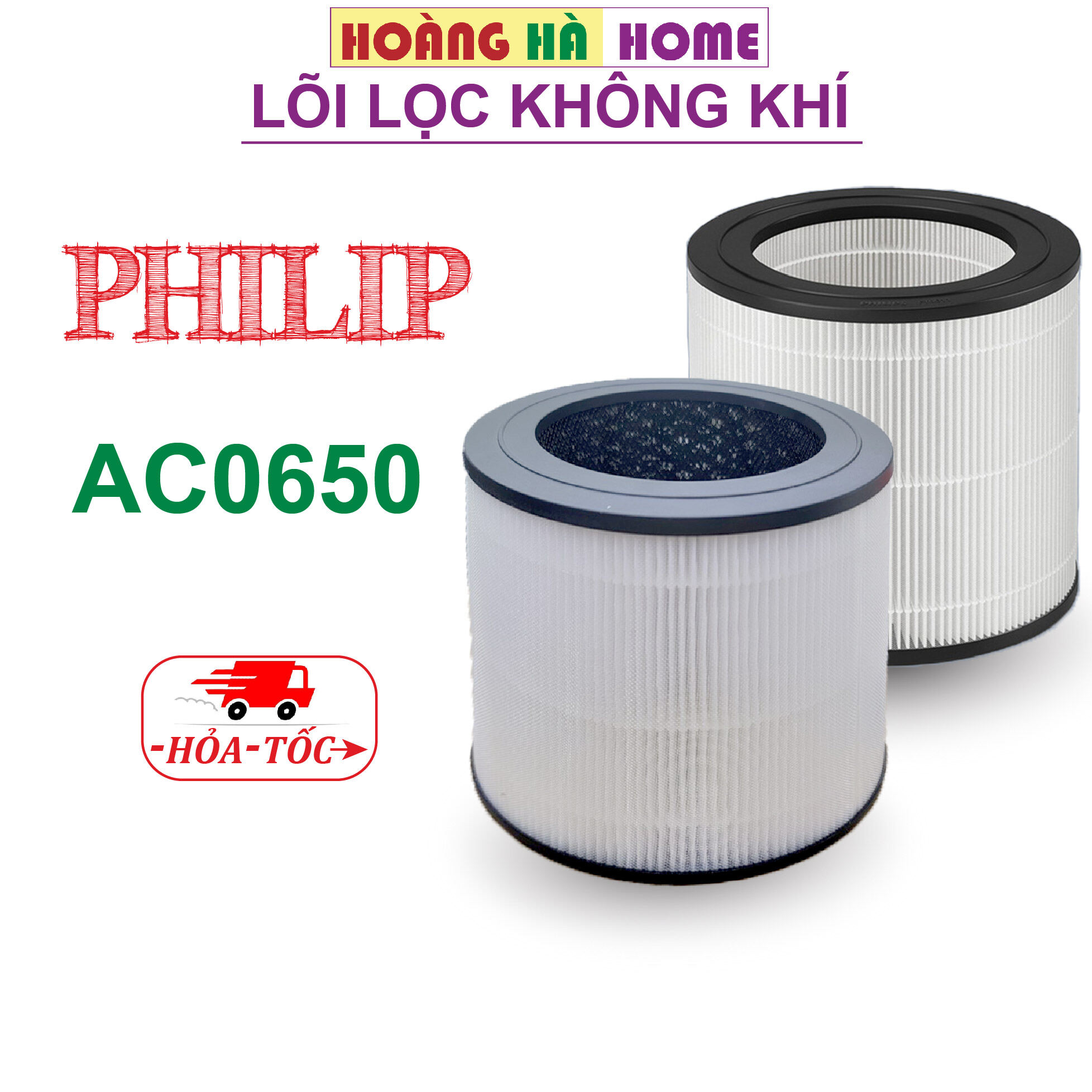 Lõi lọc không khí philips AC0650, Màng lọc không khí phillip FY0611, màng lọc thô