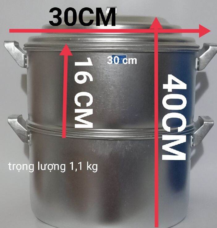 Nồi hấp đa năng bằng nhôm loại hấp được 5kg gạo nếp