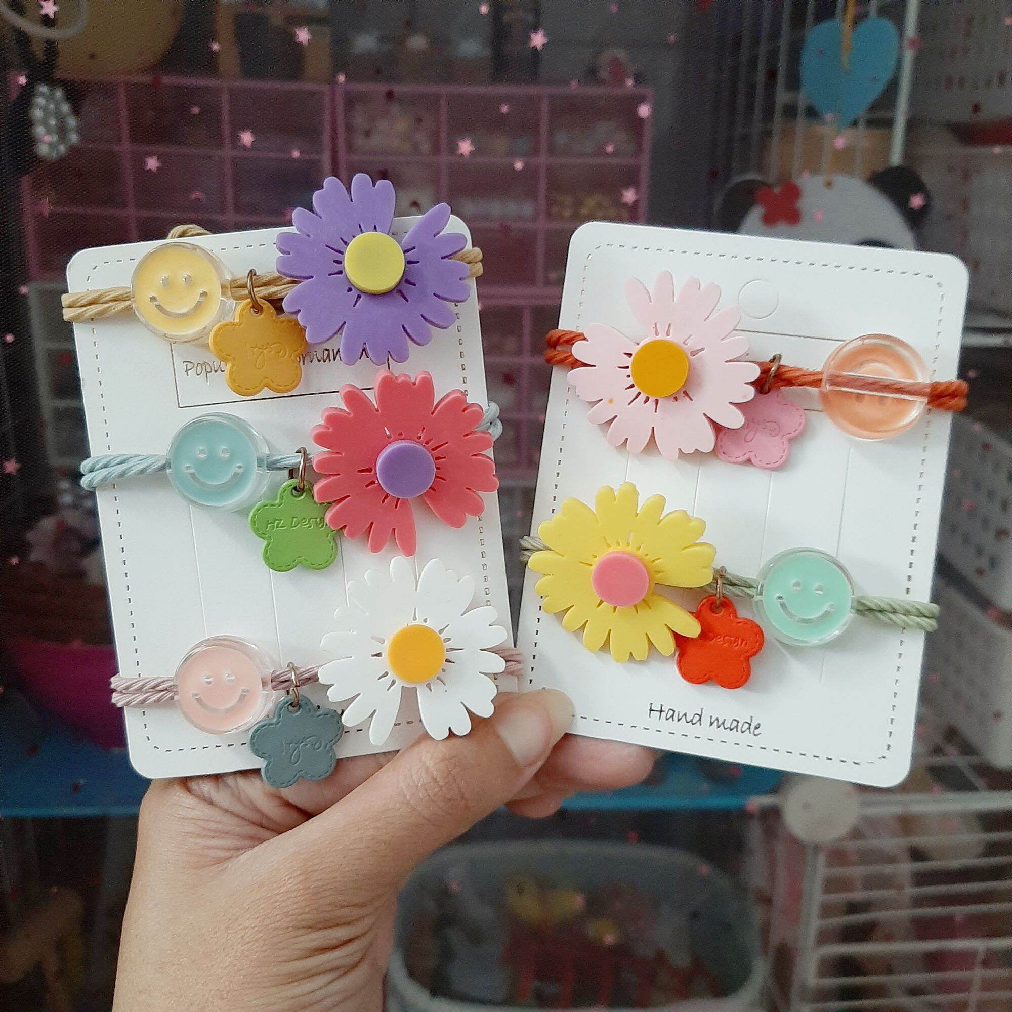 Cột tóc dễ thương phong cách Hàn Quốc (các bạn thích màu nào, ib shop để chọn ạ)