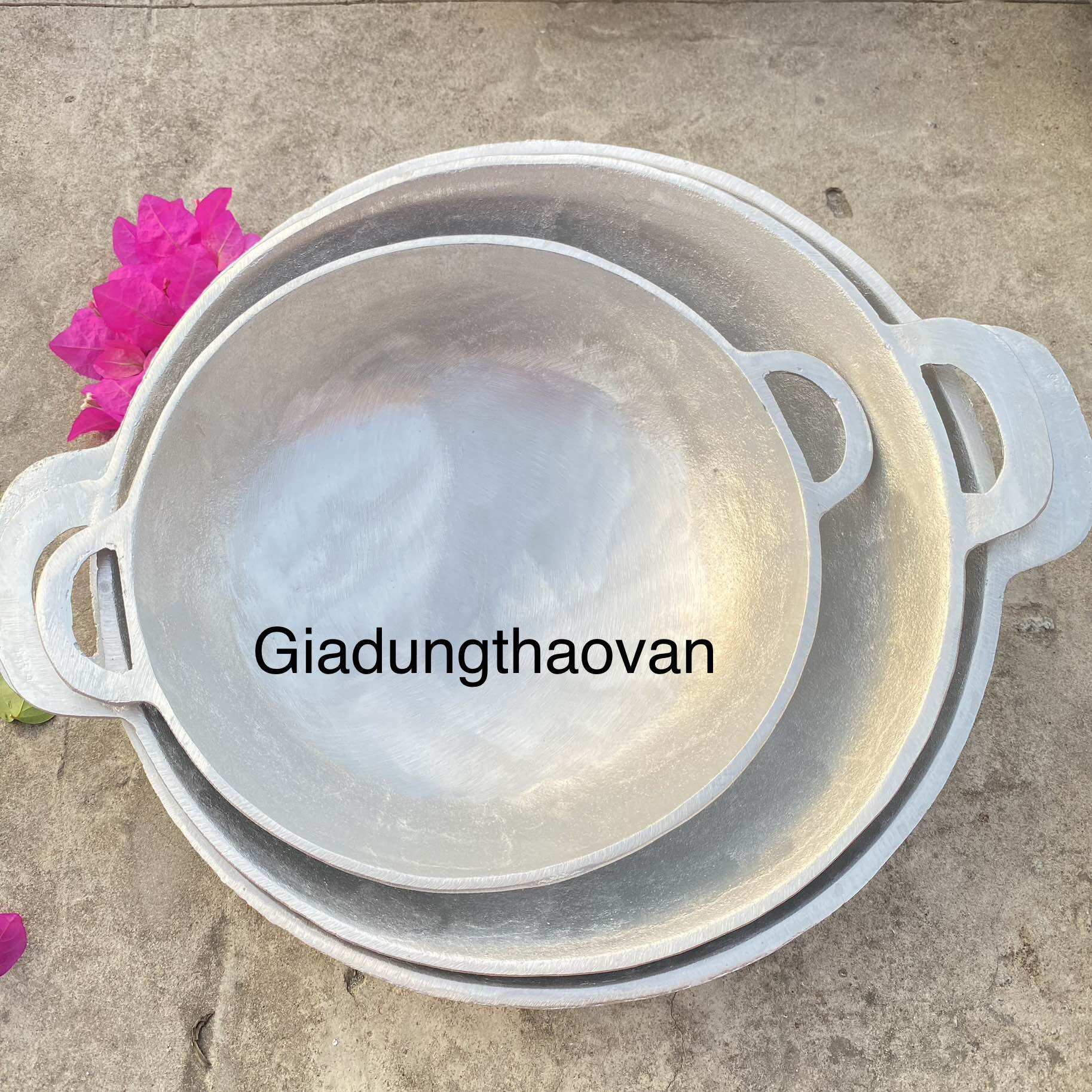 Chảo gang đáy bầu và đáy bằng đủ Size
