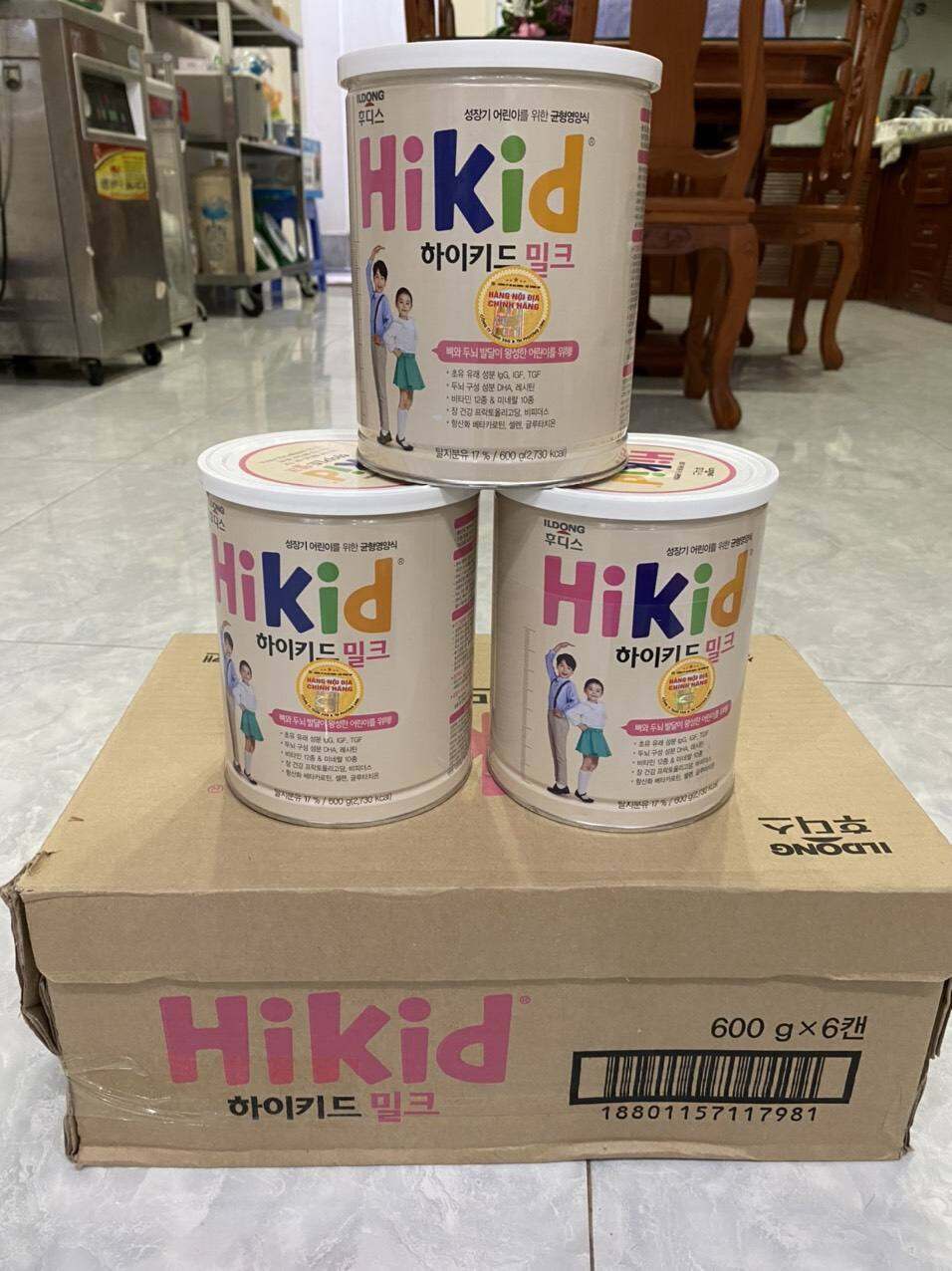 Sữa Hikid Vani Hàn quốc tăng chiều cao cho bé 1-10 tuổi