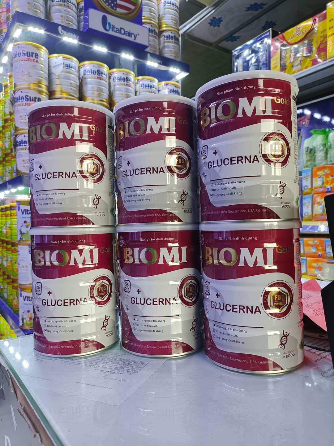 Sữa tiểu đường biomi glucerna lon 900g