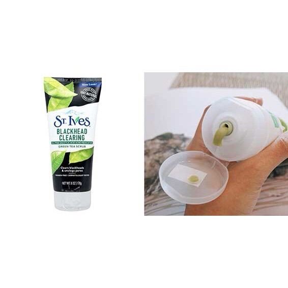 Sữa rửa mặt tẩy da chết St.Ives Trà Xanh