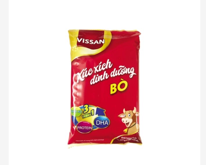 Combo 10 gói xúc xích dinh dưỡng bò 35g date mới