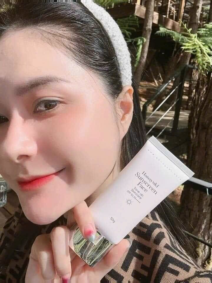 Kem chống nắng Hanayuki Sunscreen Face 50g